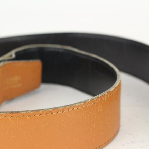 Hermès Black x Brown x Gold 32mm Reversible H Logo main image 11